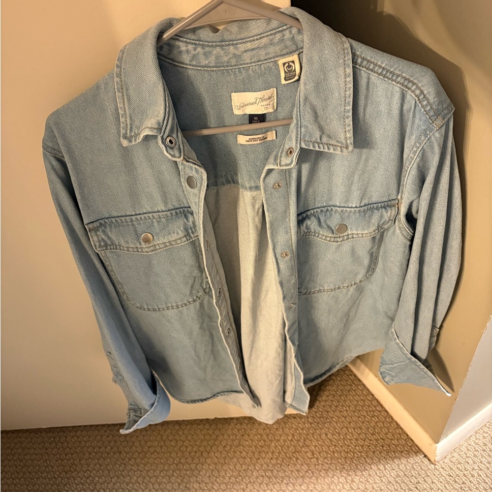 Universal Thread Light Blue Denim Top